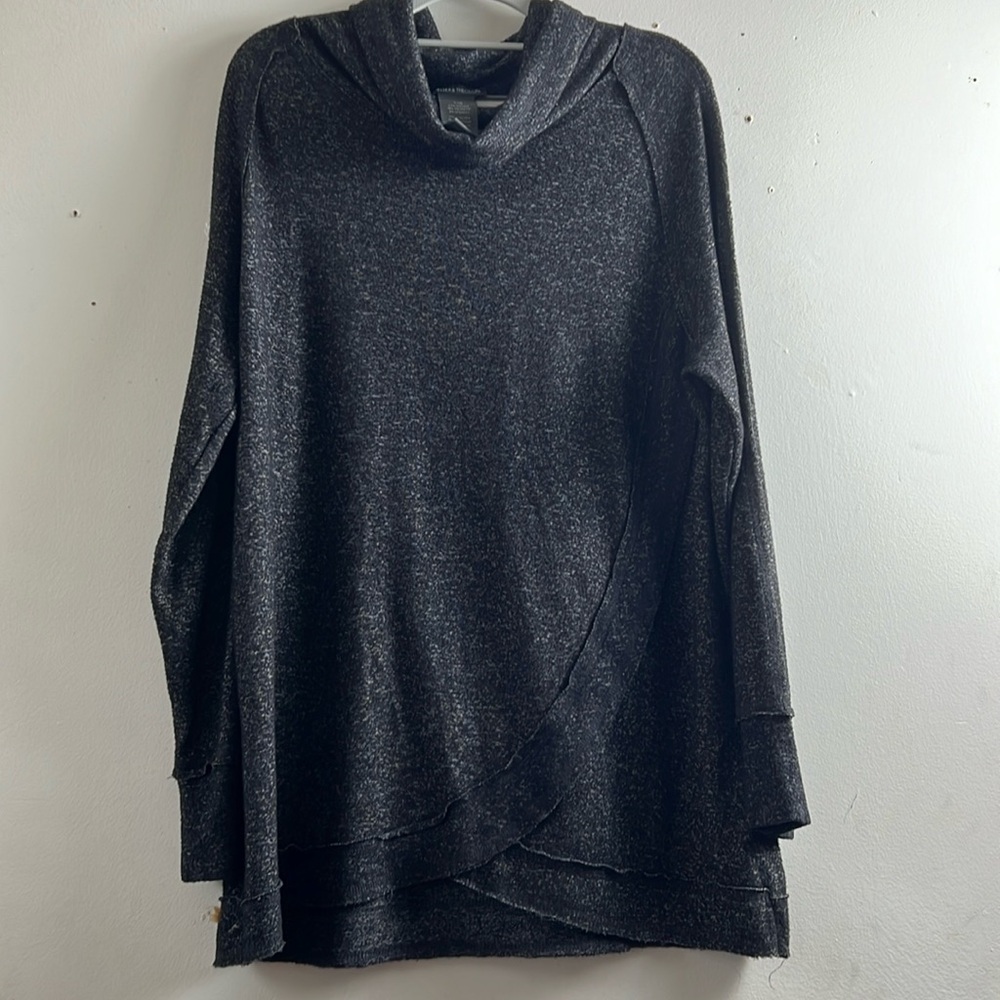 Chelsea & Theodore turtleneck tunic top size L